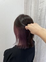 シエル 立川店(CIEL)&nbsp;インナーカラー×パープルピンク【CIEL×maki】