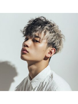 ハイトーンで魅せる動きのあるメンズショート