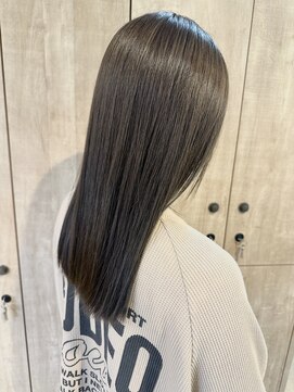 テラスヘア 三条(TERRACEhair) 柔らか質感オリーブベージュカラー