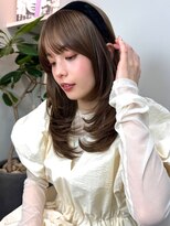 イヴォーク トーキョー(EVOKE TOKYO) 似合わせカットレイヤースタイル透明感カラーミディアムレイヤー