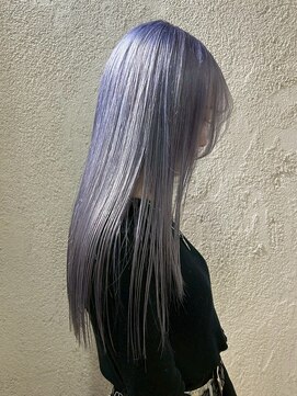 リアン(Lien) デザインカラー/シルバーパープル/ストレートヘア