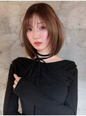 韓国ボブレイヤーボブ渋谷タッセルボブお洒落なレイヤーカット