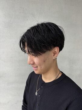 チェック アンド チャック(Check&Chack) 前下がりセンターパート