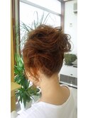 トップでふわふわシンプルアップ☆