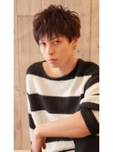 パーマでやんわり束感ショート  byいがらし
