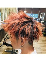 ヘアーアンドリラックス 十日市場店(hair & relax y-21) アップバングレッド