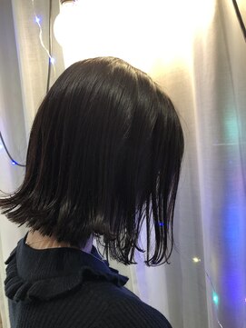 ロンドアベニール 北千住(Lond avenir) お客様スタイル×切りっぱなしボブ