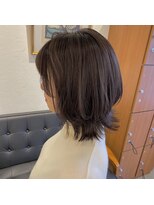 アルマヘアー(Alma hair by murasaki)&nbsp;ダークアッシュベージュのレイヤーボブ◎