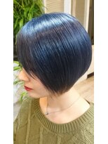 クッキー ヘアーアンドメイク(COOKIE Hair&Make) 【COOKIE 】BLUEボブ