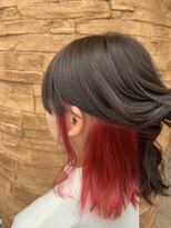 クラナ(clana)&nbsp;インナーカラー　レッドベルベッド☆