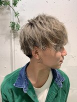 エル(EL by green)&nbsp;【MITSU】ショートレイヤー×ツーブロック×アッシュベージュ