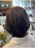 外ハネショートボブ