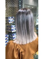 ラフ 難波店(LAFF)&nbsp;#黒髪#ボブルフ#ネビージュ#小顔#ワンレン