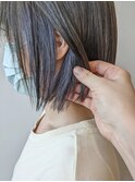 【RECIEL松阪】ワンブリーチインナーカラー×ブルーバイオレット