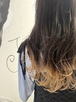 シモキタジャムズ&nbsp;ホワイトベージュ＊ケアブリーチ/裾カラー/ベージュカラー