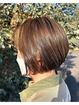 チェリーコークガーデン(CHERRYCOKEGARDEN)&nbsp;ボブ×ハイライトカラー