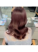 艶感バッチリの暖色カラーマゼンタブラウン