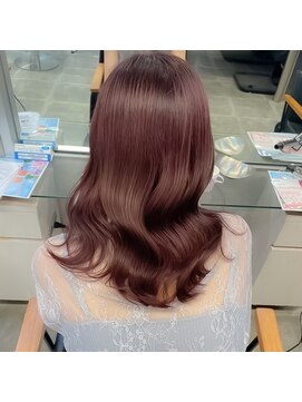 キャラ シャローネ 池袋(Chara Chalone) 艶感バッチリの暖色カラーマゼンタブラウン