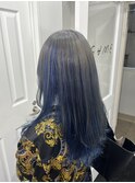 ブルーグレーツートンカラー