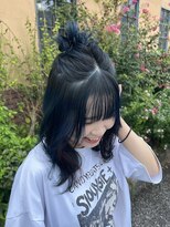 コワフュールトーリ フジグラン店(COIFFURE TORI) ブルー×アレンジ