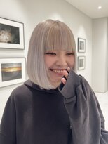 ハイブ 金沢(Hive)&nbsp;ボブショートボブホワイトブリーチスノーホワイトブリーチ