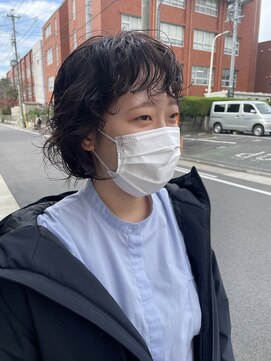 ヘアー アイス 御器所本店(HAIR ICI) くせ毛風カールデジタルパーマヘルシースタイル大人美人