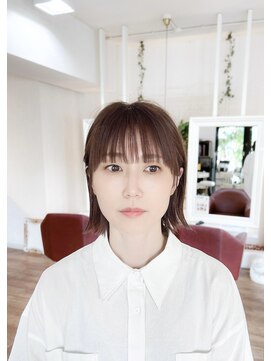 デューク(du c) 【パツっとボブ】【スモーキーアンバー】　　【柏原】