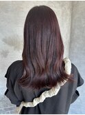 光にあたると透けるピンクパープル