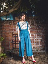 モッズヘア 越谷(mod's hair)&nbsp;センターパート＆ミックスパーマくせ毛風くびれボブtk越谷