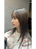 顔周りカット×ショコラブラウン