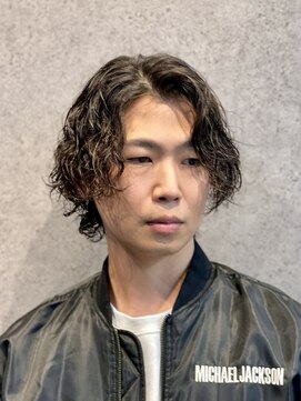 フジヤマバーバーショップ アジト(FUJIYAMA BARBER SHOP ajito) 色気パーマ　Harley乗りver