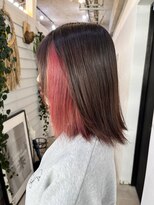 ジゼル 博多筑紫口店(GiseL)&nbsp;ピンク×ピンクブラウン@gisel_taisei_