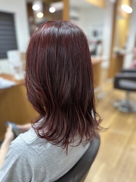 ミーアマルシェ(LA.MIA.MARCHE) ブリーチ無し、色味強調カラー