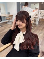 シュシュバイジャガラ 千葉駅北口店(chou chou byJAGARA)&nbsp;流れる顔周りカット【chouchou千葉・千葉駅】