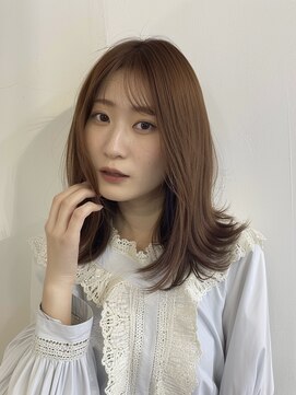 クラン(Chlan) 外ハネくびれ×アッシュブラウン