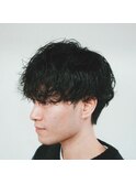 シャドウパーマ×マッシュ