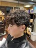 【メンズメニュー】　メンズカット＋パーマ＋眉毛カット　　￥10000～￥15000