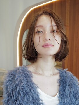 エースハバナ 渋谷(1 HAVANA) チョコグレージュ/20代30代大人かわいい/ミディアムレイヤー