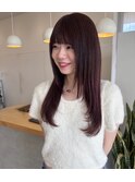 ラベンダーピンク/ロングレイヤー