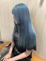 フリーラ 表参道(freera) ケアブリーチカラー水色カラーペールブルーデザインカラー