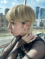 ピークアブー アヴェダ 池袋東武(PEEK-A-BOO AVEDA) ハイトーンなショートウルフ