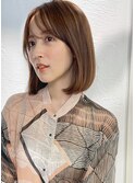 小顔似合わせマチルダボブベージュカラー髪質改善/銀座/東京