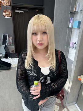 ジルバイジゼル(JILL by GiseL) ハイトーンケアブリーチブロンド髪質改善福岡天神