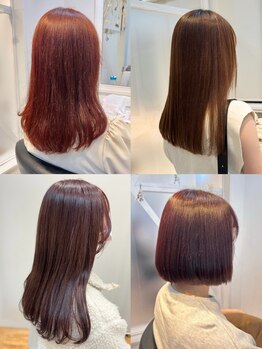 ニコヘアデザイン(nico hair design)の写真/ブリーチなしでも叶う！ダメージを最小限に抑えた『暖色カラー』が人気☆今までにない自分らしい色味を実現