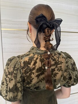 エルバイラビス 大宮(elu by lovis) 《honoka》ヘアセット/タイト編みおろし