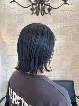 ヴァン カウンシル 川口店(VAN COUNCIL) ブルーアッシュミディ【東川口　艶カラー】