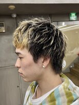 ニコ トウキョウ ロジック(nico TOKYO Logic)&nbsp;刈り上げアップバングスパイキーショートパーマスパイラルパーマ