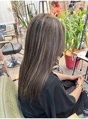 コントラストハイライト 白髪ぼかし ブリーチ 髪質改善 40代50代
