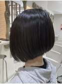 お手入れ簡単♪前下がりボブ