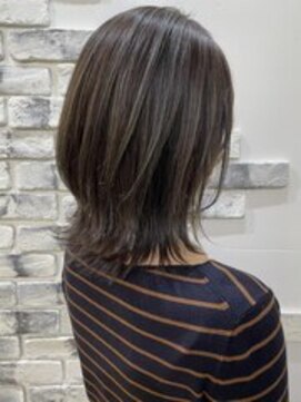 アルファ(alpha) 大人ガーリー/ダークアッシュ/似合わせカット/ミディアムレイヤ